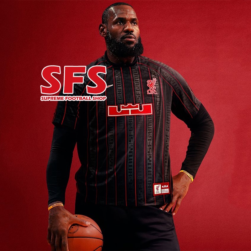 Áo Thun Bóng Đá 23-24 Liverpool FC x LeBron James Jersey Size S-2XL