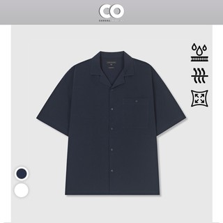  Áo sơ mi tay ngắn có túi cuban shirt SPAO vải thoáng mát - 2 Màu