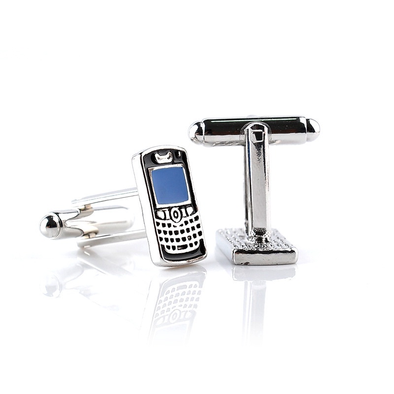 Khuy Măng Sét Điện Thoại Di Động Kiểu Pháp Thời Trang Bán Sỉ