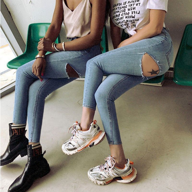 QUẦN BÒ XẺ MÔNG PHONG CÁCH ÂU MĨ - Có ảnh thật