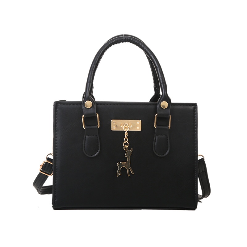 Túi xách hình vuông nhỏ đeo vai sát nách màu trơn thời trang mùa đông 2023 phong cách người nổi tiếng cho nữ 29K4.