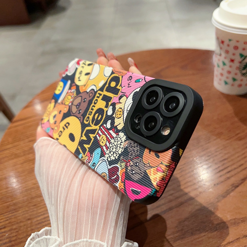 Ốp Điện Thoại Da Họa Tiết Mario Cho iPhone 11 12 13 14 Pro MAX 11Pro 12Pro 13Pro 7 8 Plus X XR XS MAX SE 2022