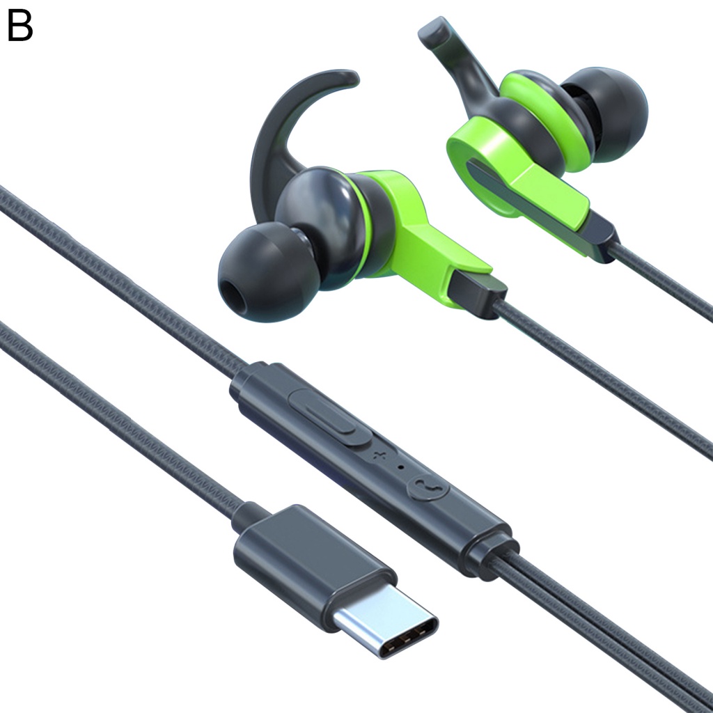 Tai nghe nhét tai có dây LENOVO giắc cắm 3.5mm/ Type C tích hợp mi cờ rô phong cách thể thao thời trang