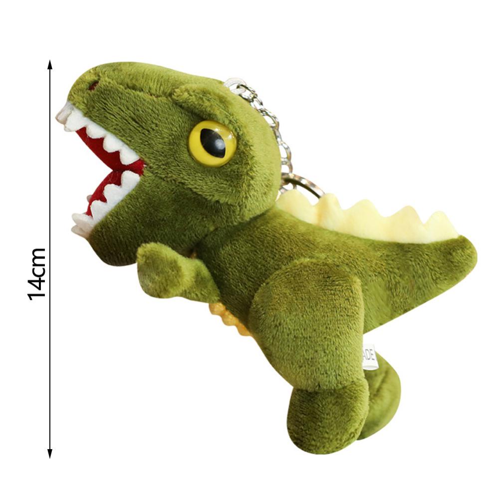 Búp Bê Khủng Long Nhồi Bông Mini 14cm M4W6 Có Móc Khóa Dành Cho Trẻ Em