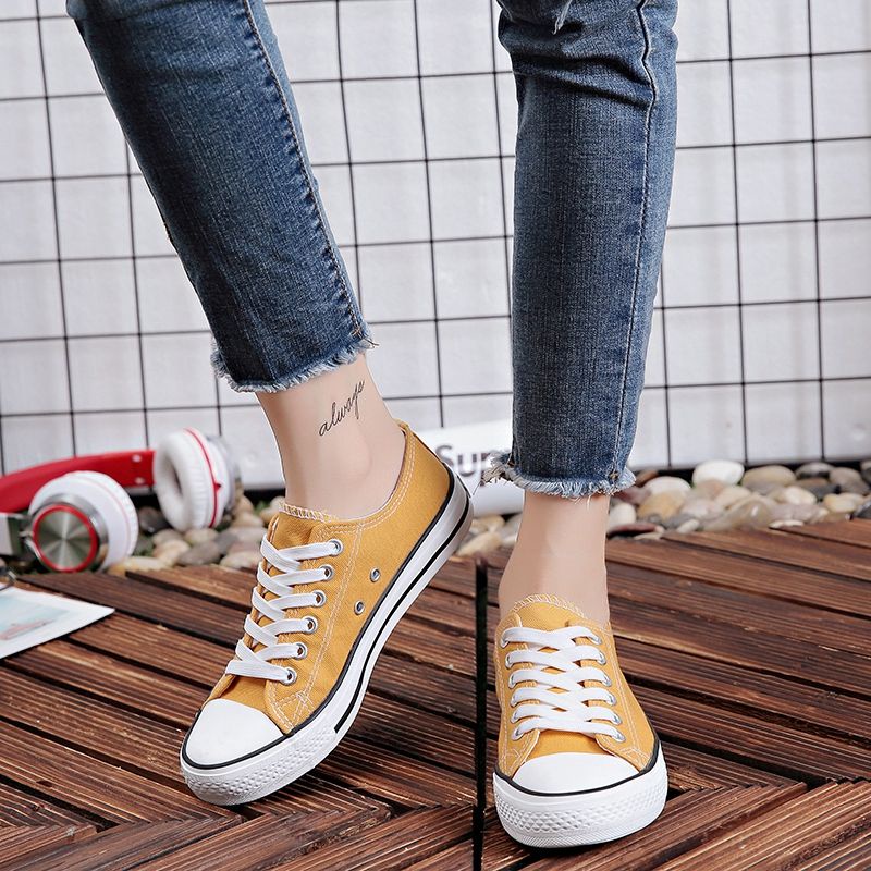 Giày namgiày nữGiày Thể Thao canvas Thoáng Khí Phong Cách Mới Cho Nam Và Nữ giày lười nữ giày nam sneaker giày đi học-AA0084