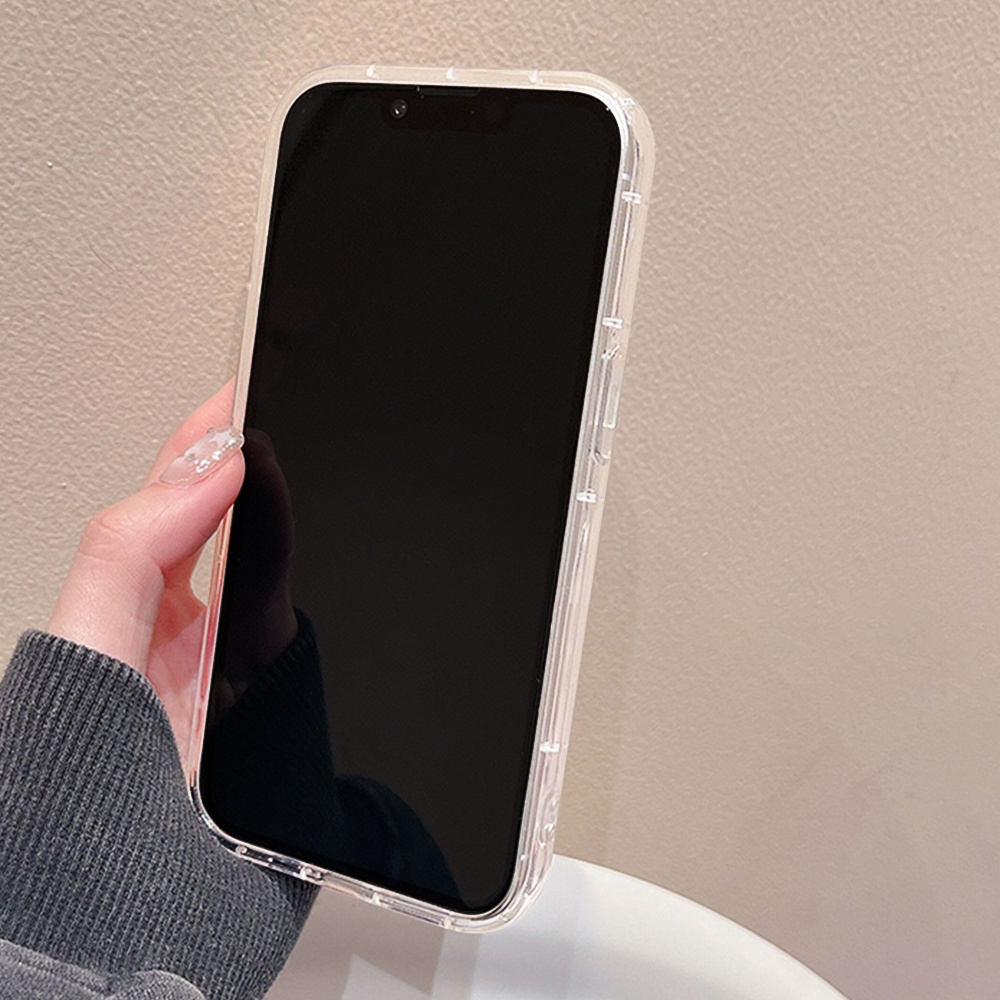 Ốp Điện Thoại TPU Mềm Chống Rơi Chống Trượt Gắn Kèm Giá Đỡ Phong Cách Hoạt Hình Dễ Thương Dành Cho IPhone 11 12 13 14 Pro Max