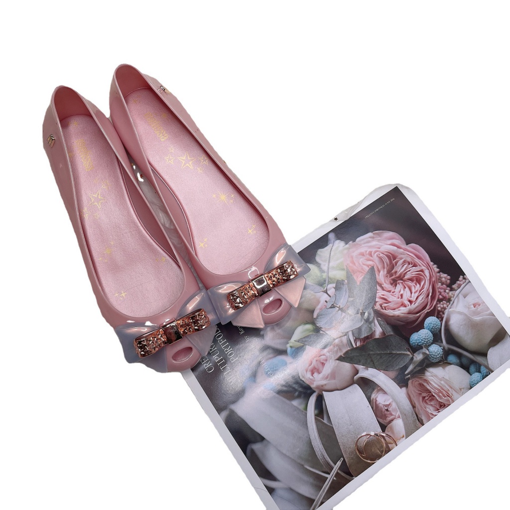 Sandal Nhựa Đính Nơ Thời Trang Mùa Hè 2020 Melissa Phong Cách Mới Cho Mẹ Và Bé