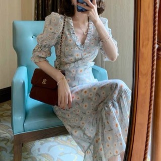Đầm voan hoa cúc nhẹ nhàng Bigsize 4XL