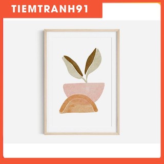 Tranh treo tường | Tranh nghệ thuật trừu tượng - Modern Art Print, Botanical Abstract Art, Boho Print,Leaf Print