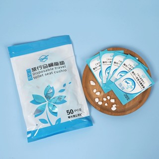 1 Miếng Giấy Lót Bồn Cầu Vệ Sinh Màng PE Không Thấm Nước Tự Phân Huỷ - Nhỏ Gọn,Tiện Lợi, Vô Trùng, Sạch Sẽ