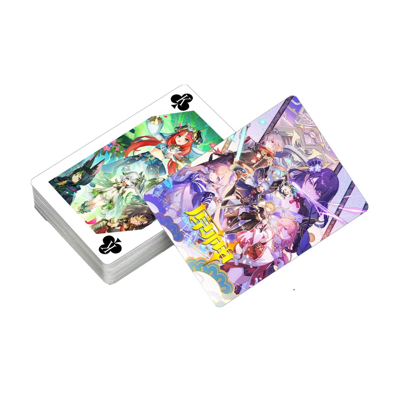 Bộ Sưu Tập Thẻ Bài 3 Trong 1 Genshin Va Chạm