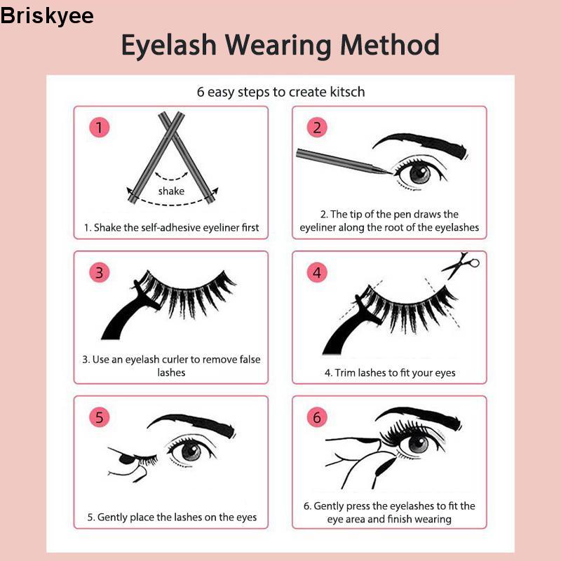 🎶Set 5 Cặp Lông Mi Giả Dày Tự Nhiên Phong Cách Nhật Bản