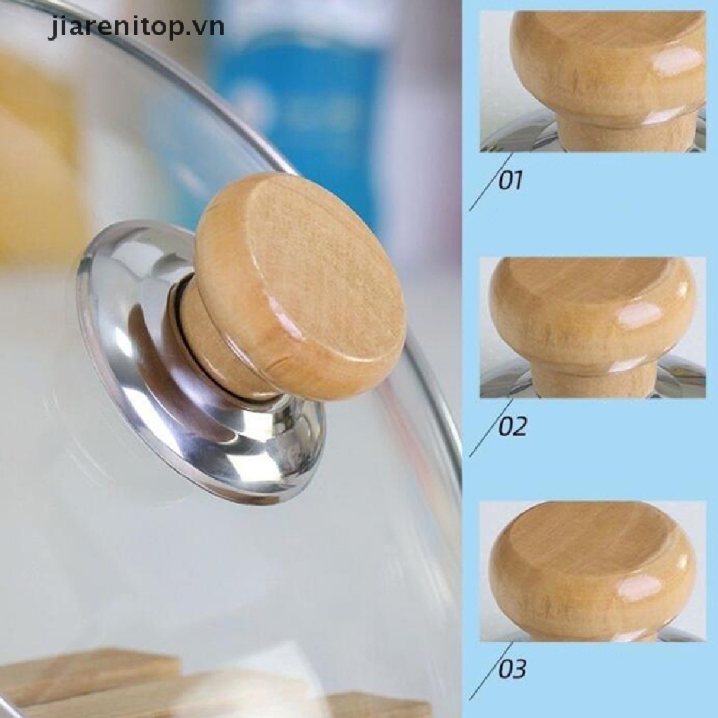 Vỏ Bọc Tay Cầm Nồi Bằng Gỗ Chống Bỏng Thay Thế Tiện Dụng