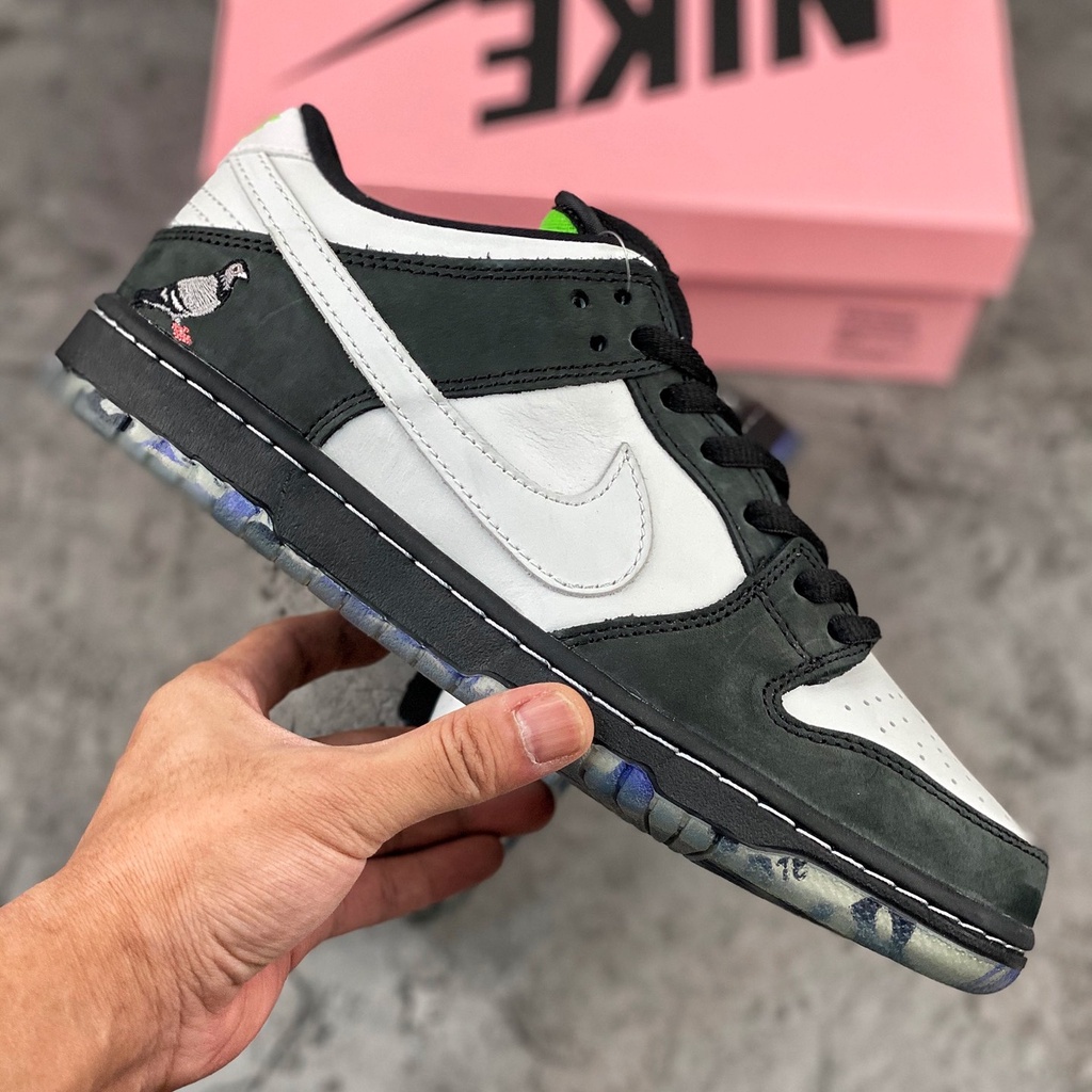 Staple x Nb Dunk Giày Chạy Bộ Thể Thao Trượt Ván Cổ Thấp Hình Gấu Trúc / Chim Bồ Câu Cho Nam Và Nữ STRB