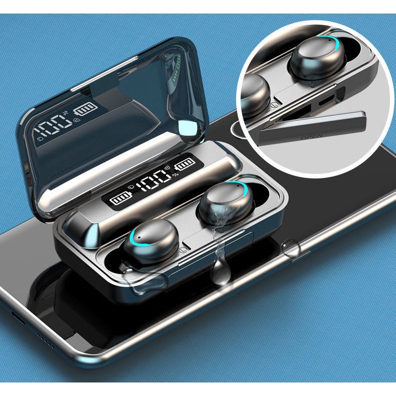 Tai Nghe Bluetooth F9 Tai Nghe Nhét Hai Tai Bluetooth 5.0