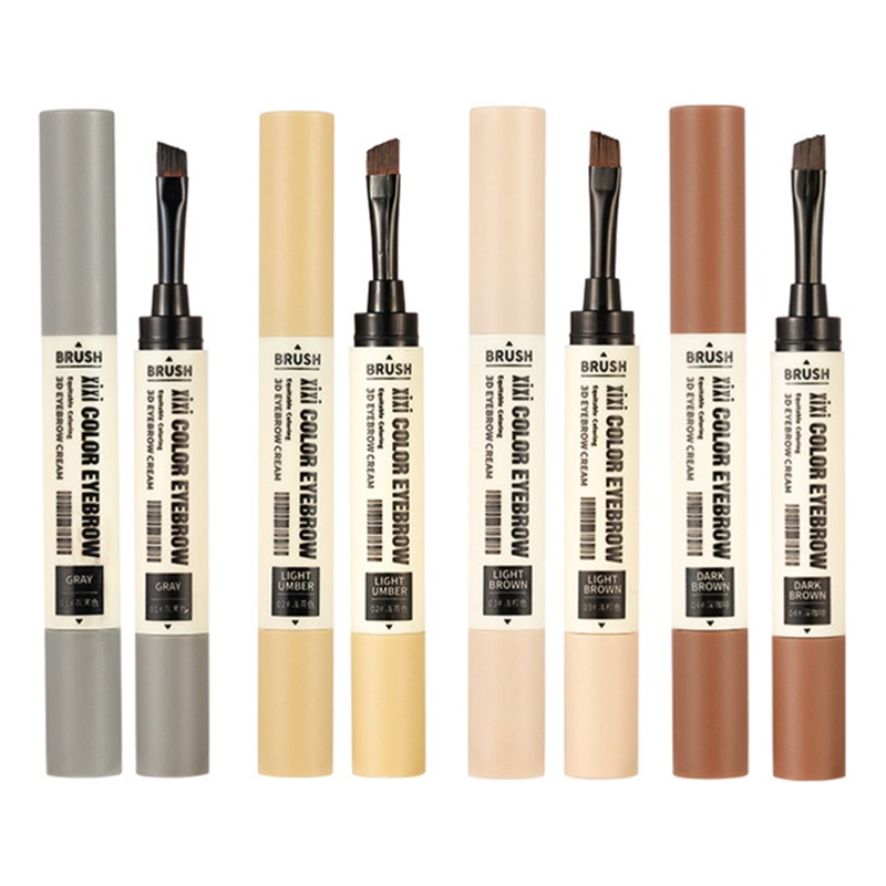 Kem Nhuộm Lông Mày Xixi 4 Màu Tùy Chọn Chống Nhòe Chống Thấm Nước Lâu Trôi Nhanh Khô