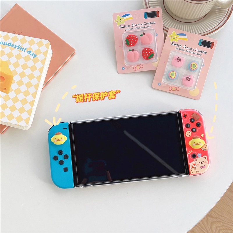 Ốp Silicon Họa Tiết Hoạt Hình Cho Tay Cầm Chơi Game Nintendo Switch OLED / Lite