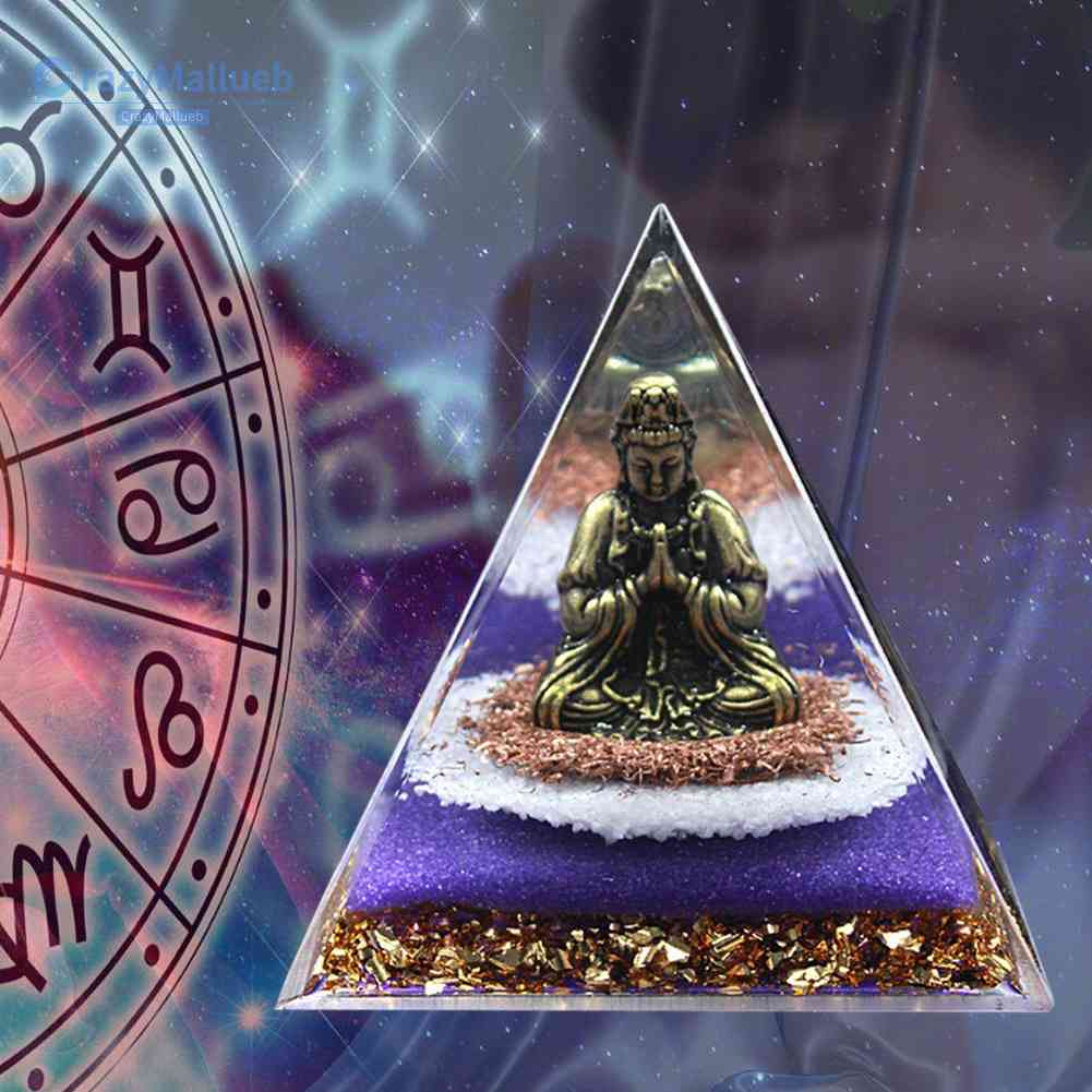 Kim Tự Tháp Bằng Pha Lê Tự Nhiên Giúp Thư Giãn Trang Trí Nhà Cửa / Văn Phòng