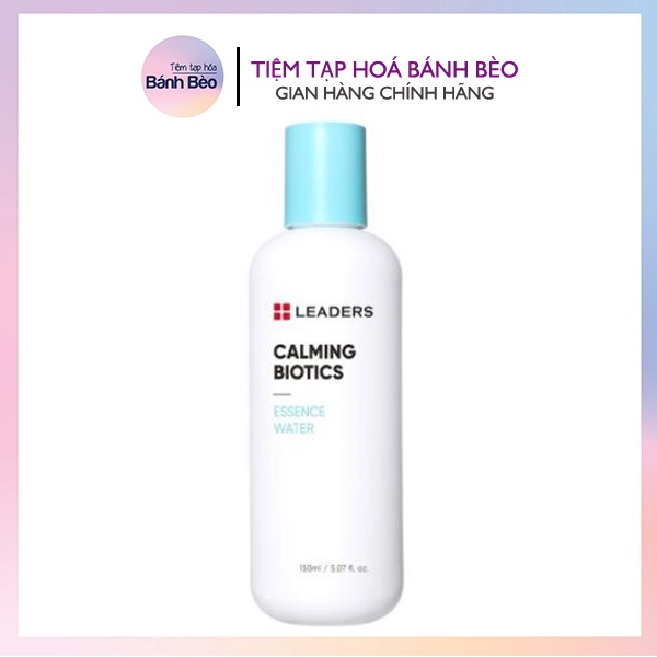 Nước cân bằng lợi khuẩn dưỡng ẩm phục hồi tái tạo da Leaders Calming Biotics Essence Water/Cream 150ml Kem dưỡng