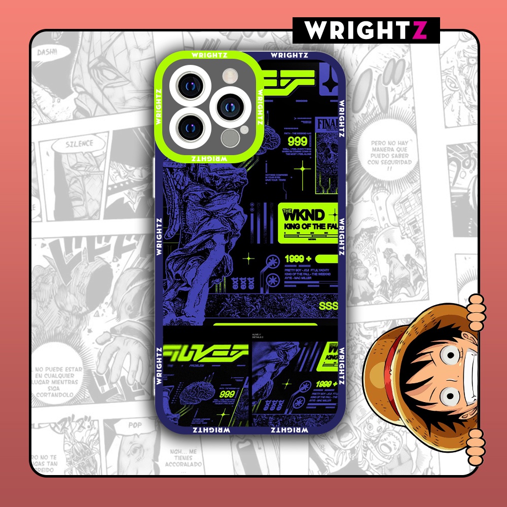 Ốp lưng iphone cạnh vuông WrightZ Evangelion Anime Manga Vintage Nhật Bản 8plus/x/xs/11/12/pro/max/plus/promax