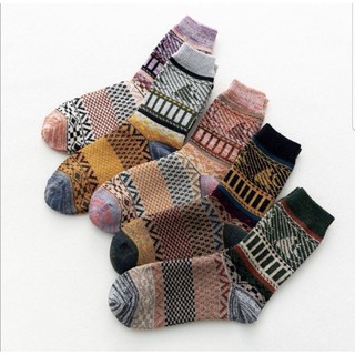 SET 5 ĐÔI TẤT THỔ CẨM CÂY THÔNG M8