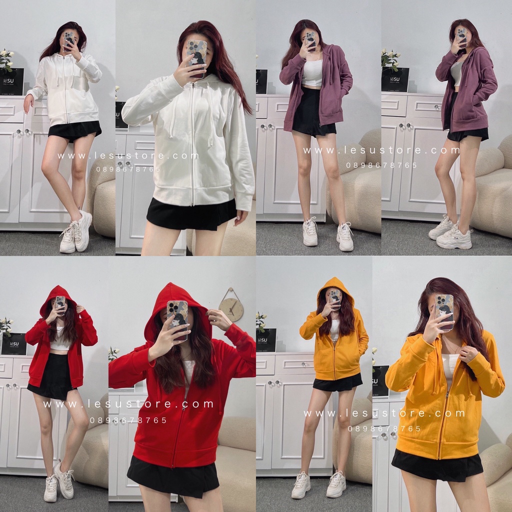 ẢNH TƯ CHỤP Áo khoác da cá có nón 4 túi
