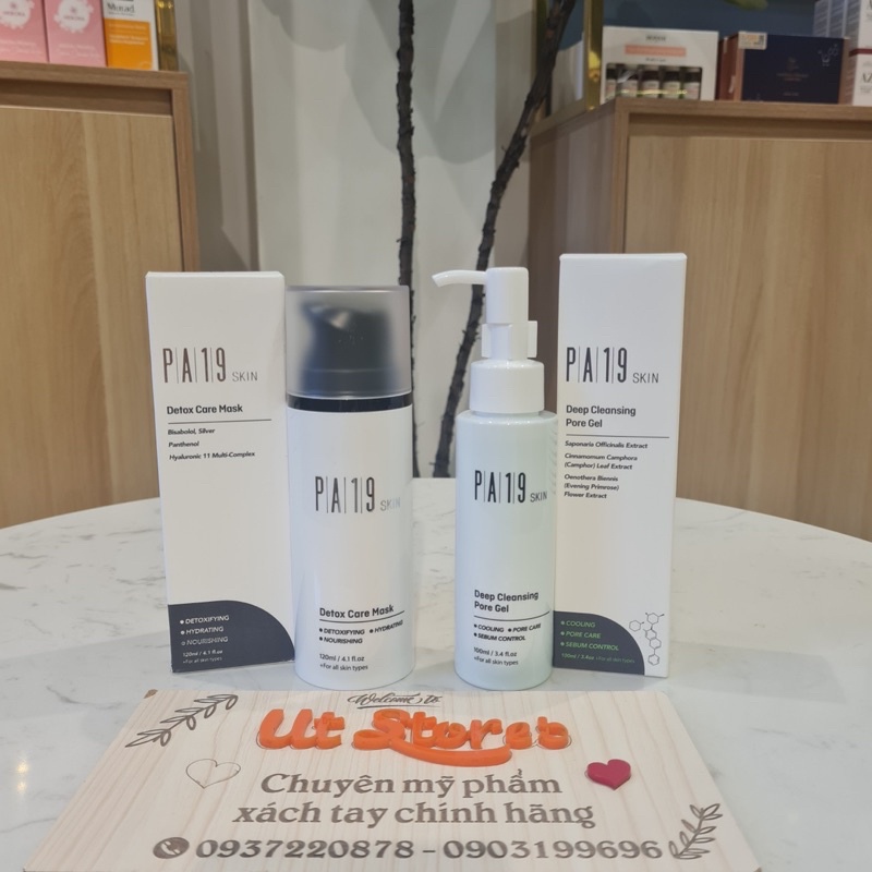 Mặt nạ thải độc da dạng kem PA19 Skin Detox Care Mask 120ml - Út store