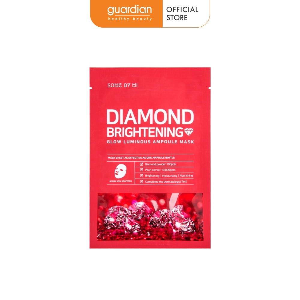 Mặt Nạ Giúp Dưỡng Sáng Diamond Brightening Sheet Mask Some By Mi 25Gr