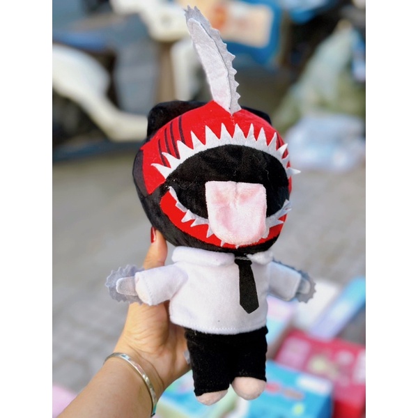 Thú Nhồi Bông Hình Nhân Vật Pochita Chainsaw Man Dễ Thương 20cm/30cm/40cm