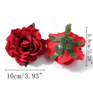 1 Bó Hoa Hồng Lụa Giả Trang Trí 10cm