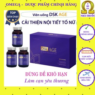  Nội Tiết DSK AGE -  45v HD 2028  - Giải Quyết Vấn Đề Khô Hạn Ở Chị Em Tăng Nội Tiết 