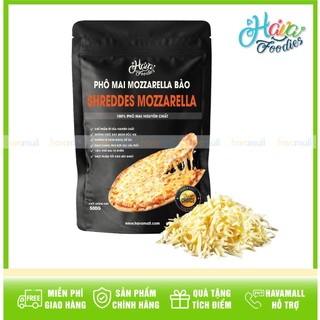 Phô mai mozzarella bào sợi nhập khẩu ba lan túi 500gr