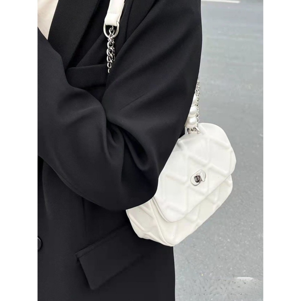 Túi Xách Đeo Chéo Đính Ngọc Trai Thời Trang Mới 2023 Dành Cho Nữ