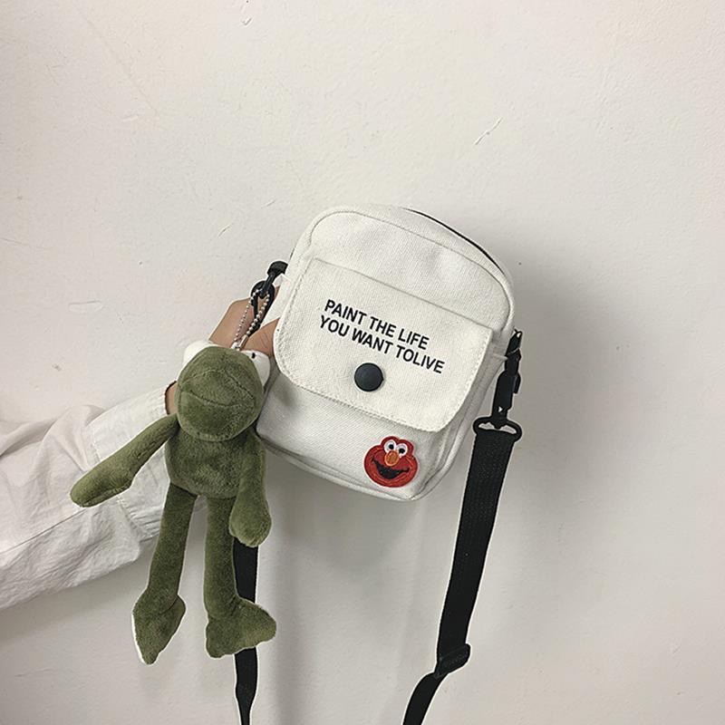 Babyfair Túi Đeo Vai Dễ Thương Thời Trang 2 Vải Nhẹ Dung Tích Lớn Cho Bé Gái