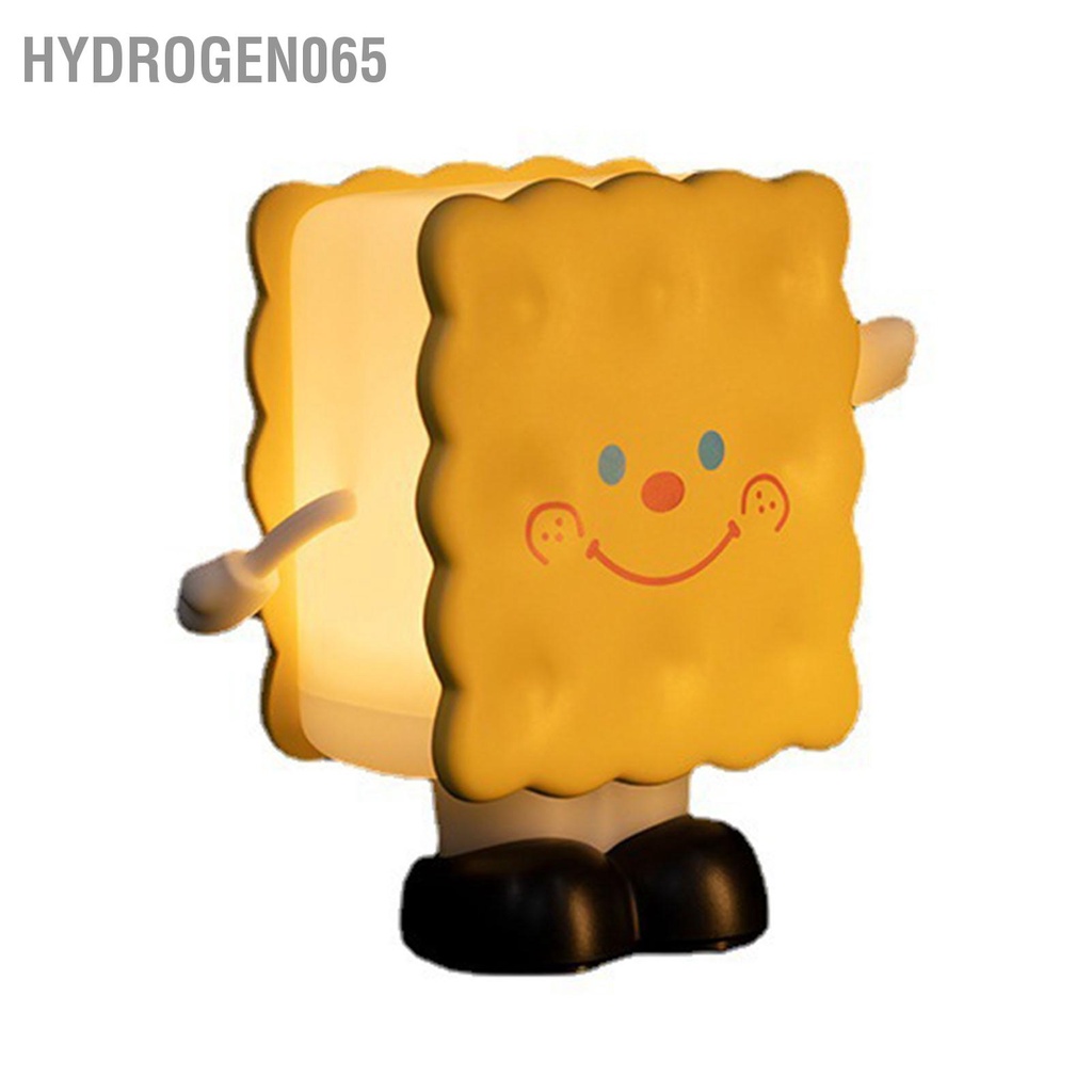 Hydrogen065 Đèn Ngủ Để Bàn LED Thiết Kế Bánh Quy Sạc USB Trang Trí Nhà Cửa Cho Văn Phòng