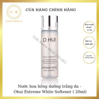 Nước hoa hồng dưỡng trắng da - Ohui Extreme White Softener​ ( 20ml