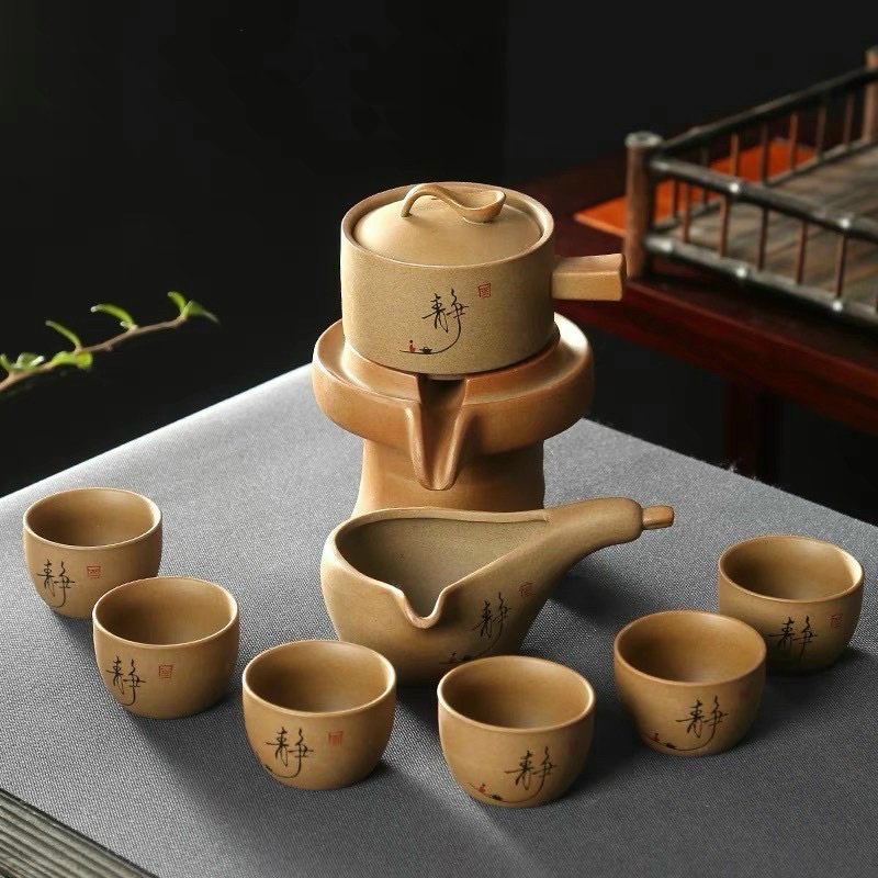 ⚡️ SIÊU HOT⚡️ẤM CHÉN CỐI XAY GỐM ĐOẠN NÊ ⚡️ HÀNG ĐẸP ⚡️ CÓ HỘP TÚI SÁCH - BỘ ẤM CHÉN