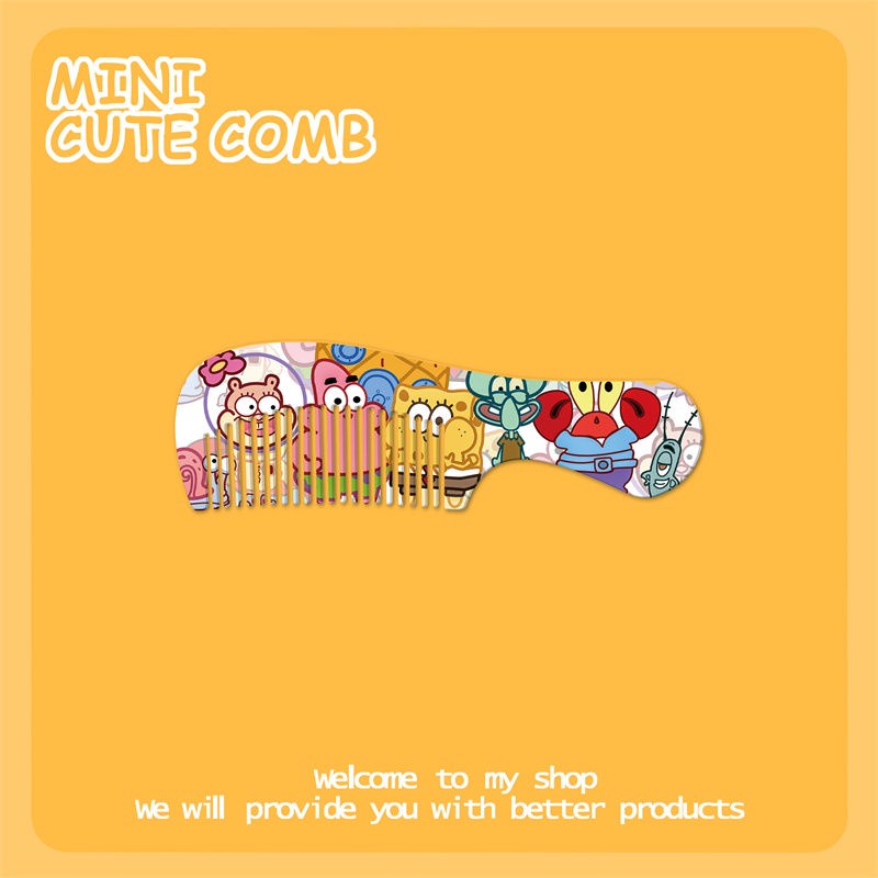 Lược Chải Tóc Tạo Kiểu In Hoạt Hình Kuromi Dễ Thương