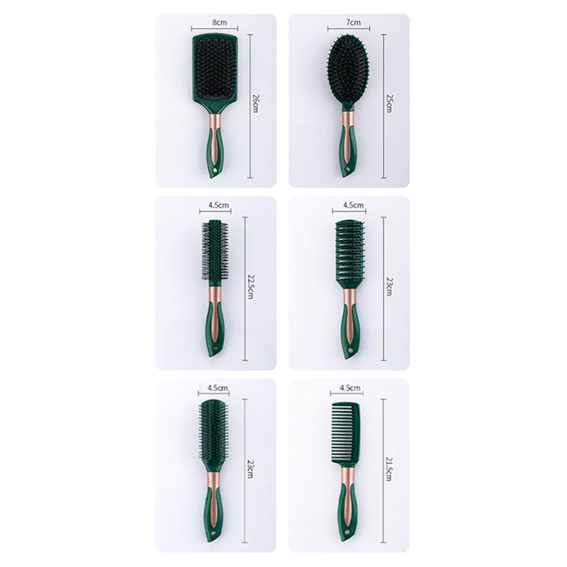 Lược Tròn Chải Tóc Xoăn Bằng Sứ Chuyên Dụng Cho Salon