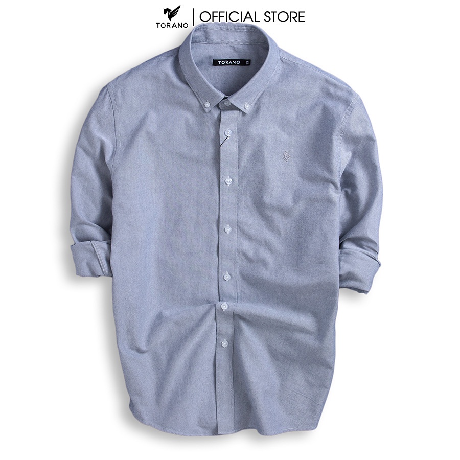 [GIẢM SIZE] Áo sơ mi nam TORANO trơn dài tay trơn Oxford lịch sự nam tính DATB921