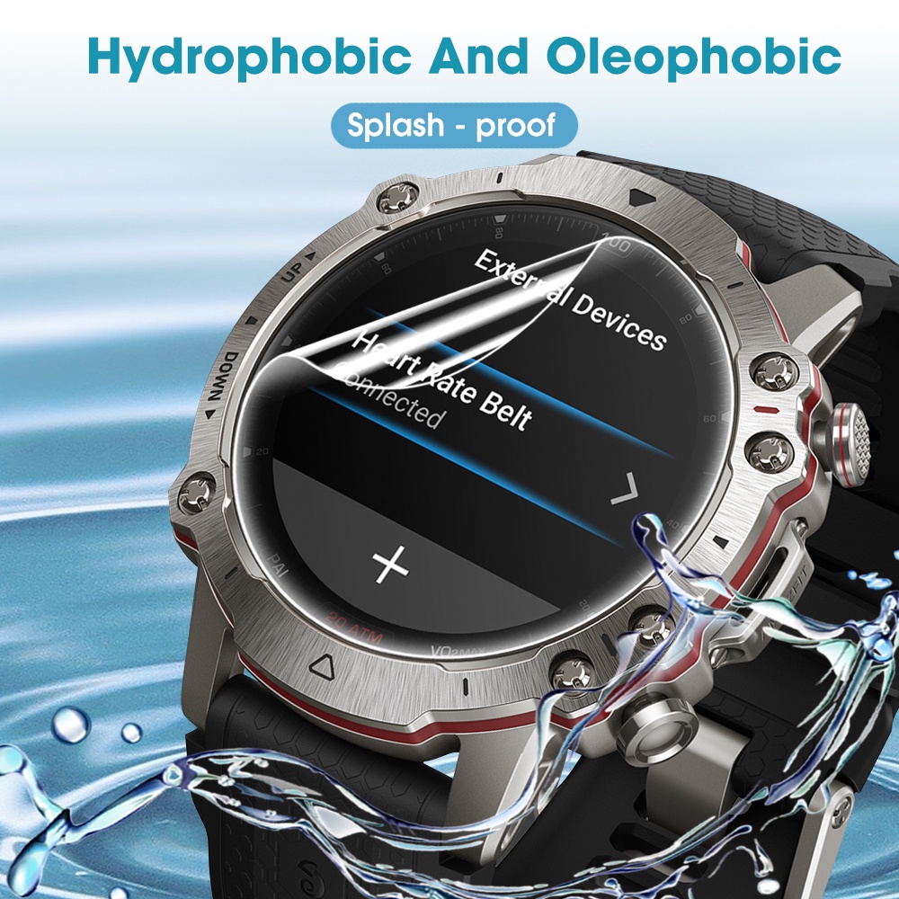 Phim Dán Hydrogel Mềm Trong Suốt Bảo Vệ Màn Hình Đồng Hồ Thông Minh Huami Amazfit Falcon