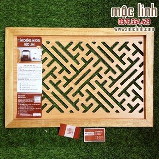 [MVV] TẤM CHỐNG ÁM KHÓI BAN THỜ MỘC LINH - MÀU VÀNG CHỮ VẠN KÍCH THƯỚC 41X61CM