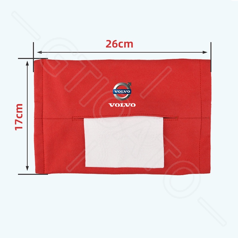 GTIOATO HộP ĐựNg GiấY ĂN Lưng Ghế Xe Hơi TúI Treo Đồ Sau Ghế Ô Tô Hộp Đựng Khăn Giấy Ô Tô HộP ĐựNg GiấY TrêN Xe Ô Tô TúI Treo Sau Ghế Ô Tô Phụ Kiện Xe Hơi Cho Volvo XC60 V90 S60 V60 S90 V50 V40 XC90 XC40