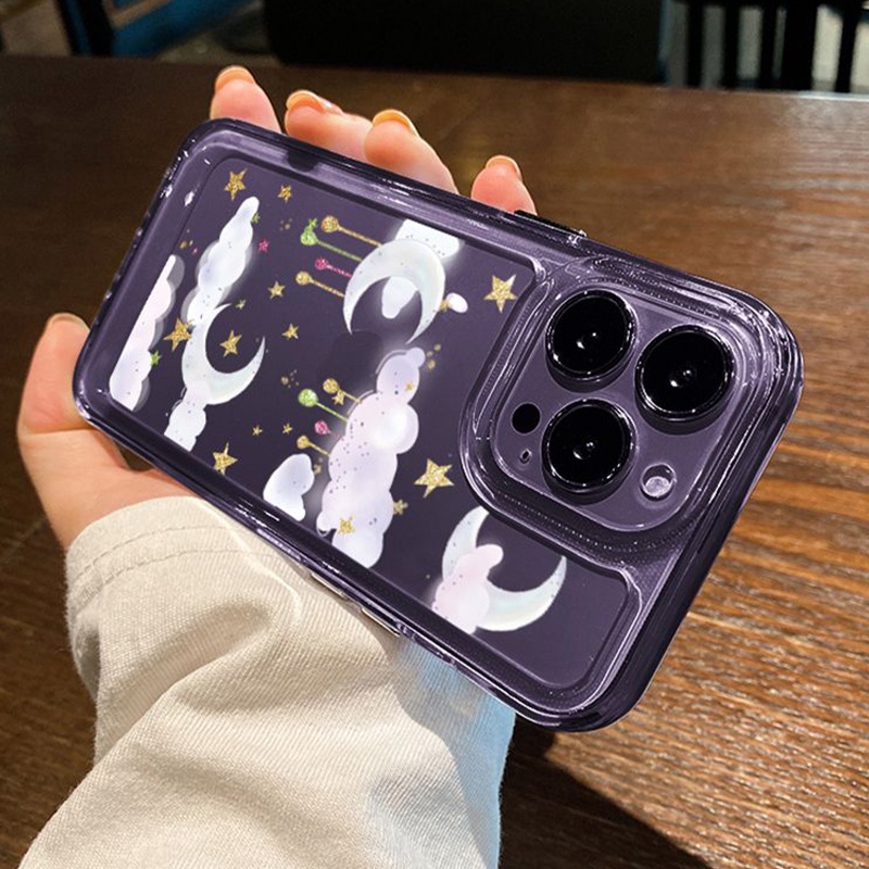 Ốp Điện Thoại Silicon TPU Mềm Trong Suốt Họa Tiết Hoạt Hình Chống Sốc Cho IPhone 14 11 13 12 Pro XS Max XR X Casing 8 7 6S Plus