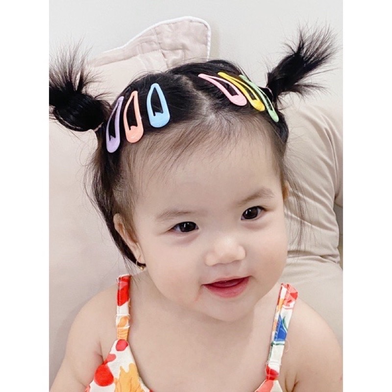 Set 30 Kẹp Tóc Màu Sắc Thời Trang Mùa Hè Xinh Xắn Cho Bé Gái