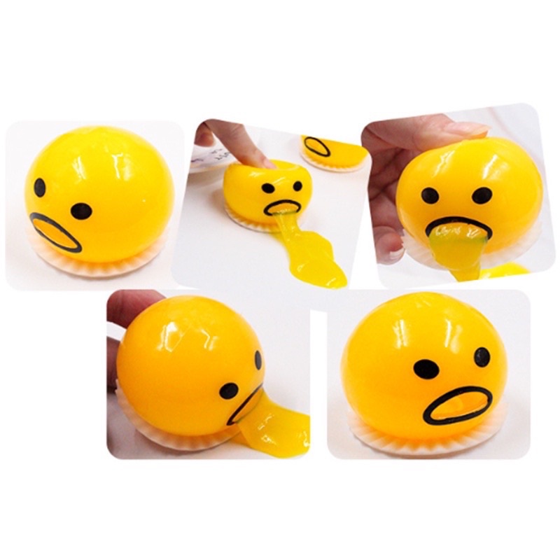 Slime Trứng Lười Gudetama Bóp Giảm Stress
