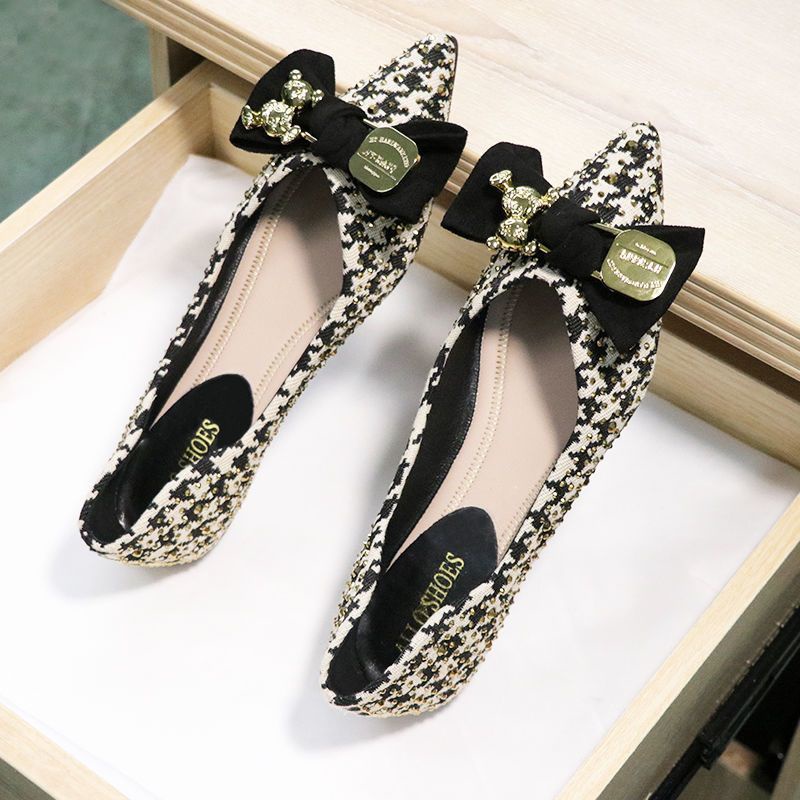 Giày Búp Bê Mũi Nhọn Đế Mềm Thoải Mái Size 35-43