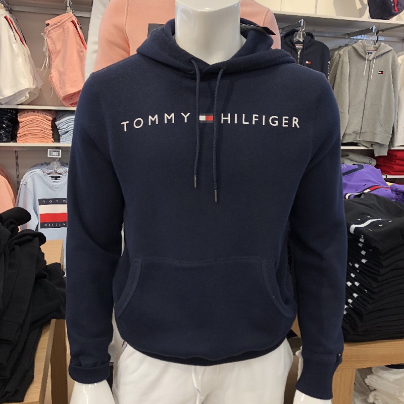 Hàng Có Sẵn Áo Sweatshirt Tomy Áo Hoodie Chui Đầu Có Cổ Nhãn Hiệu Phong Cách Cặp Đôi Cho Nam Và