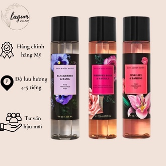 Xịt thơm bodymist cơ thể BathandBodyworks 03 mùi mới