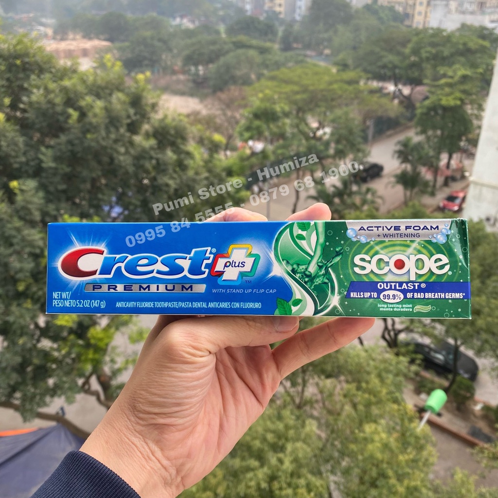 Kem đánh răng du lịch Crest Complete Whitening + Scope Outlast 24g